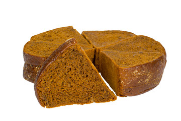 Bread isolated on white background