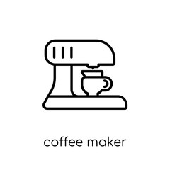 Coffee maker icon from collection.