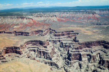 Blick über / in den Grand Canyon