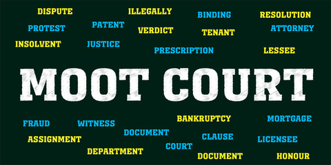 Moot court Words and tags cloud