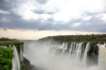 Iguazu Falls, on the border of Argentina, Brazil, and Paraguay