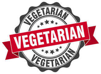 vegetarian stamp. sign. seal