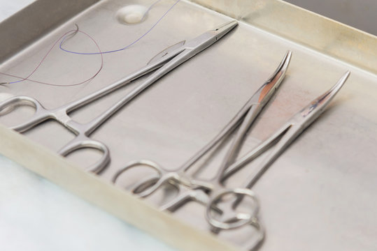 A set of tools for carrying out operations on animals