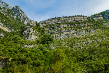 Fototapeta na wymiar view from mountain. Montenegro.