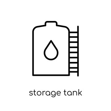 Storage Tank Icon From Industry Collection.