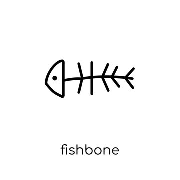 Fishbone icon from collection.