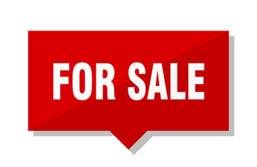 for sale red tag