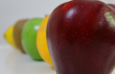 Frutas desenfoque