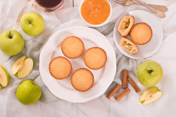Apple pies.
