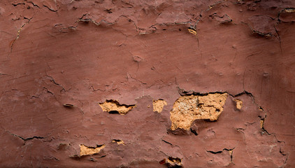 Close-up brick wall texture with cracks.with copy space