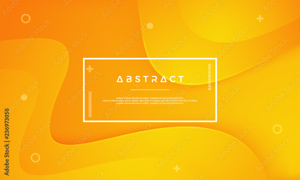 Poster orange simple texture background. dynamic 3d background minimal modern concept.