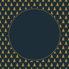 Christmas background with trees. Vector.