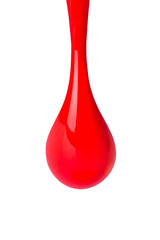 Red paint leaking art