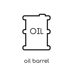 Oil barrel icon from Industry collection.