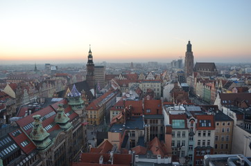 Fantastic old town Wroclaw in Poland