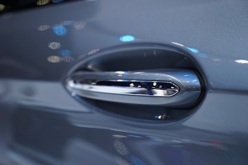 Obraz na płótnie Canvas Car door handles are an important part of a car.