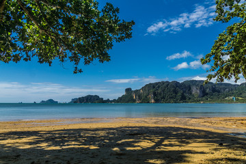 View from Ao nam mao beach in Krabi thailand
