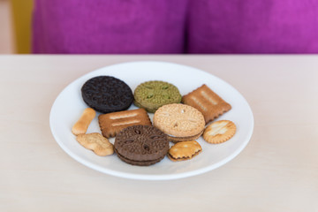 Various forms of biscuits