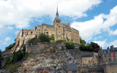 Abbaye du Mont-Saint-Michel, département de la Manche, Normandie, France