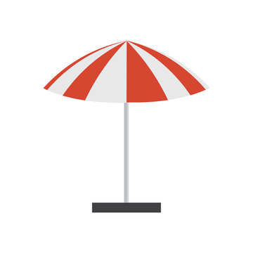 Umbrella for outdoor event vector. Umbrella beach market tent