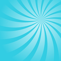 Sunlight abstract spiral background. Gold yellow color burst background with stars.