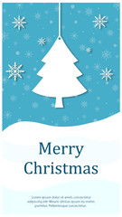 Fototapeta na wymiar Christmas greeting card. Vector illustration