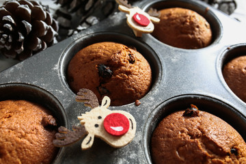 chrismas decoration and christmas bake, I wish you a merry christmas and a Happy New Year, holidays are coming, christmas puncakes, natal e bolos - queques 