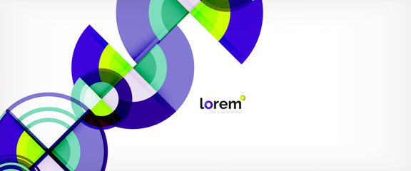 Modern geometric abstract background