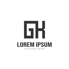 Initial letter logo design. Minimal letter logo template