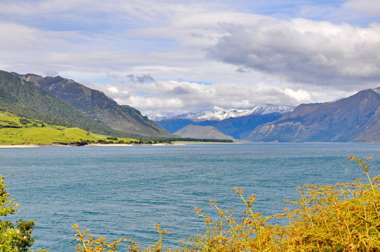 Lake Wanaka In The Queenstown-Lakes District, South Island, New Zealand