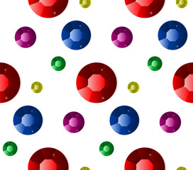 Jewels seamless pattern