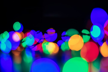 christmas bokeh