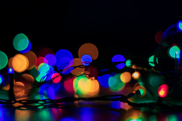 christmas bokeh