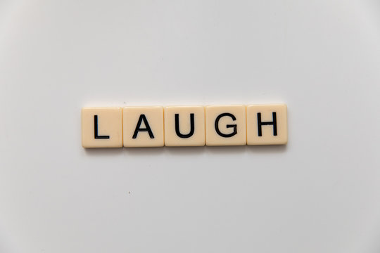 laugh letter blocks