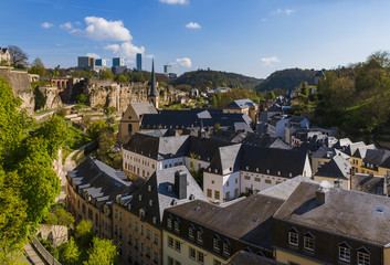 Fototapeta na wymiar Luxembourg city cityscape