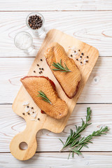 fresh raw duck breast