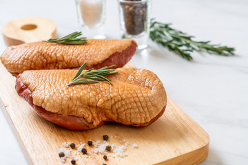 fresh raw duck breast