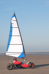 Fototapeta premium Strandsegler borkum