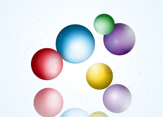 背景　図形　立体　球