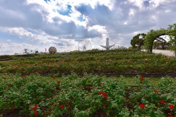 大阪の日本庭園と景色
