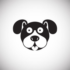 Dog pet icon on white background for graphic and web design, Modern simple vector sign. Internet concept. Trendy symbol for website design web button or mobile app