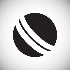 Dog pet ball icon on white background for graphic and web design, Modern simple vector sign. Internet concept. Trendy symbol for website design web button or mobile app