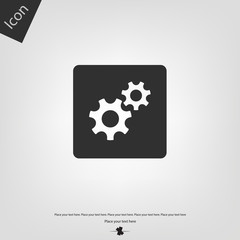 Gear vector icon