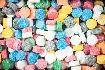 Fototapeta na wymiar Colorful candy close up background