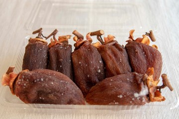 白カビが生えた干し柿