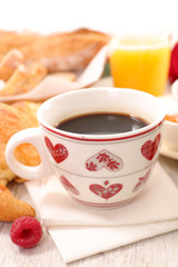 coffee and croissant