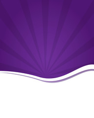 Background-White with a Purple Sunburst