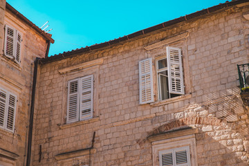 Fototapeta na wymiar architecture of kotor city in montenegro