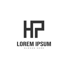 Initial letter logo design. Minimal letter logo template