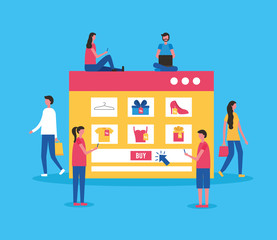 people online buying